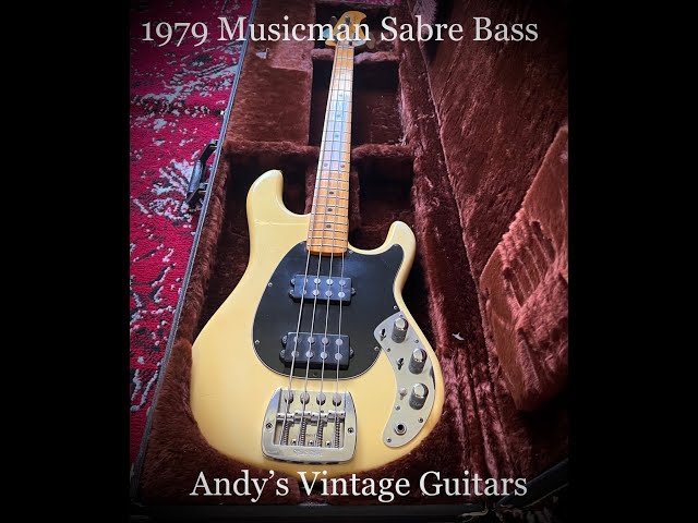 1979 MUSICMAN SABRE BASS - Andy's Vintage Guitars - YouTube