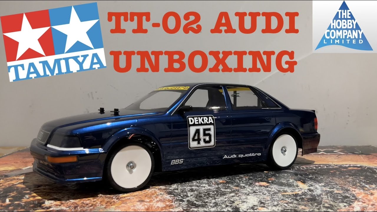 Tamiya TT-02 AUDI V8 Touring UNBOXING and BUILD!!! - YouTube