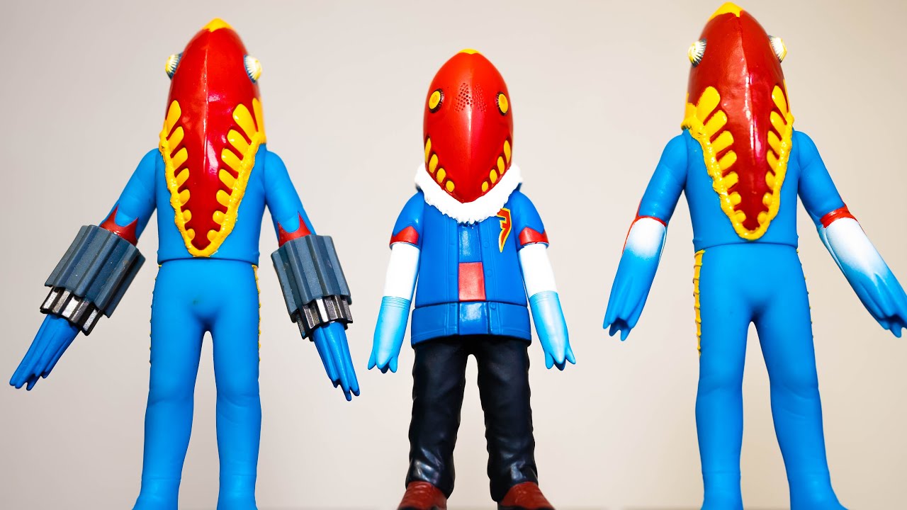 ウルトラマントリガー メトロン星人 マルゥル ソフビ レビュー - YouTube