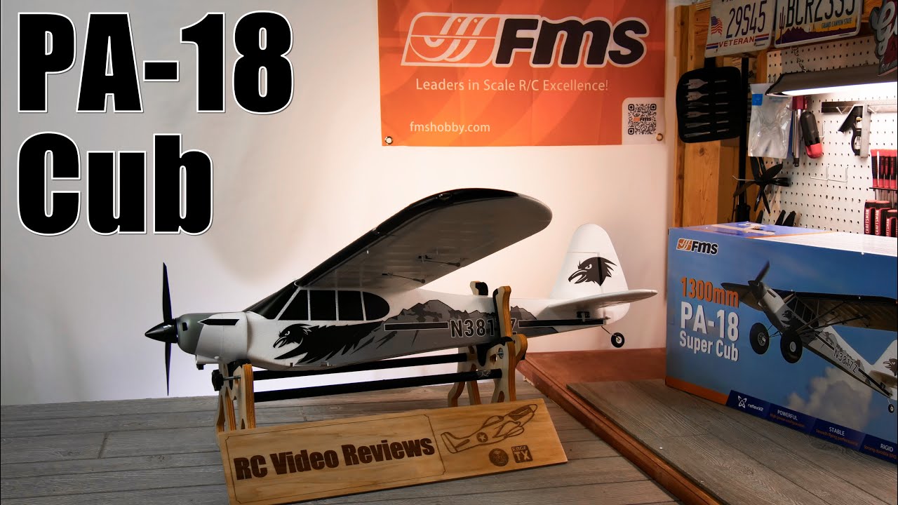 FMS 1300mm PA-18 Super Cub • LIVESTREAM is 07/22/23 • BEGINNER RC