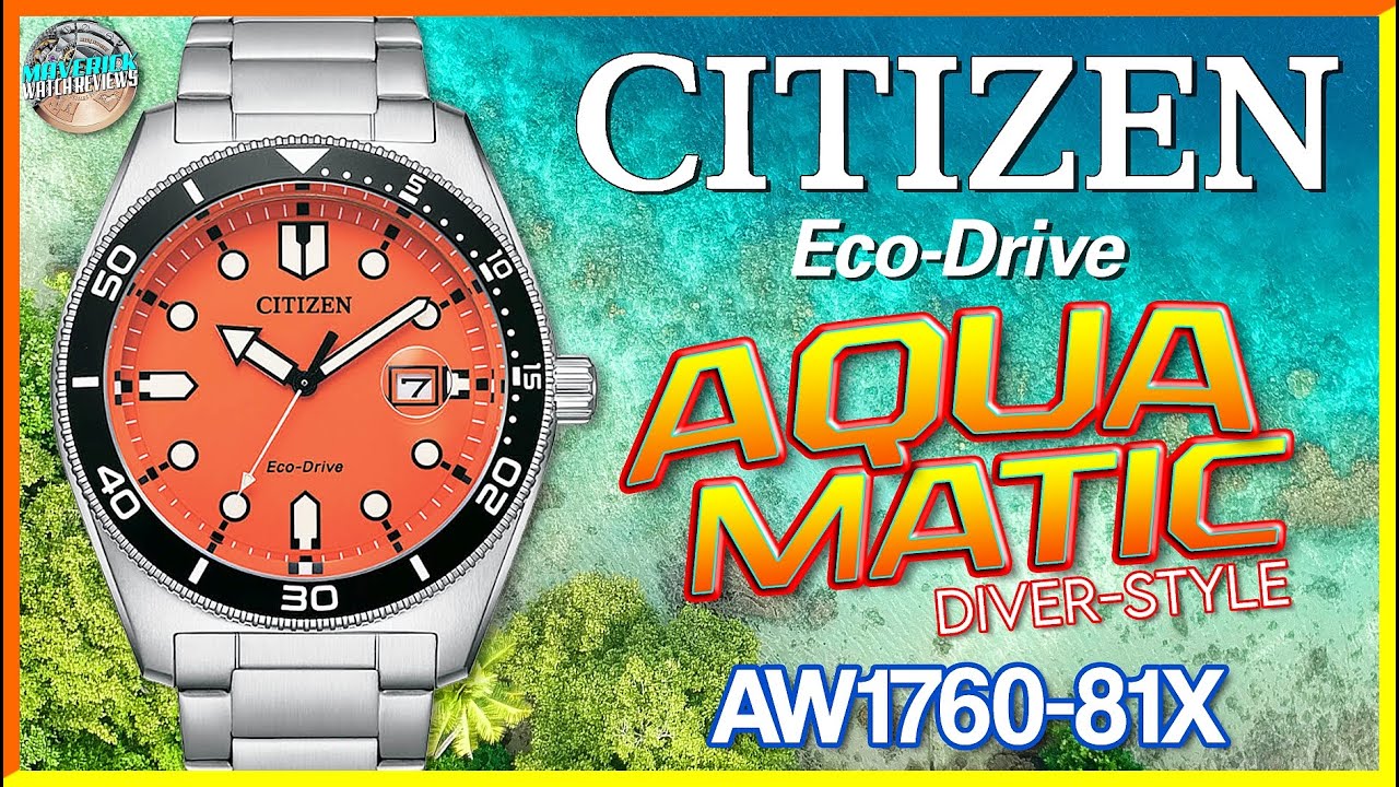 Very Nice Faux Diver! | Citizen Aqua-Matic Diver Style 100m Solar