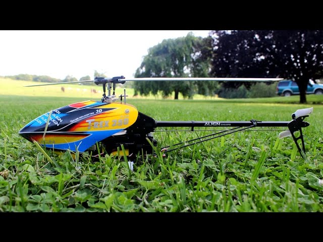 Align Trex 250 DFC July 4th Maiden flight - YouTube