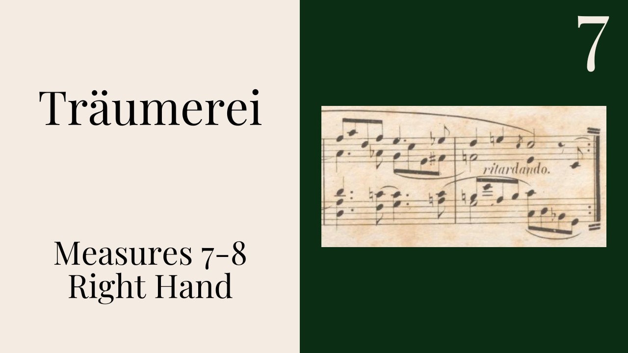 How to Play Schumann Traumerei on Piano, Op. 15, No. 7 - 24 Day