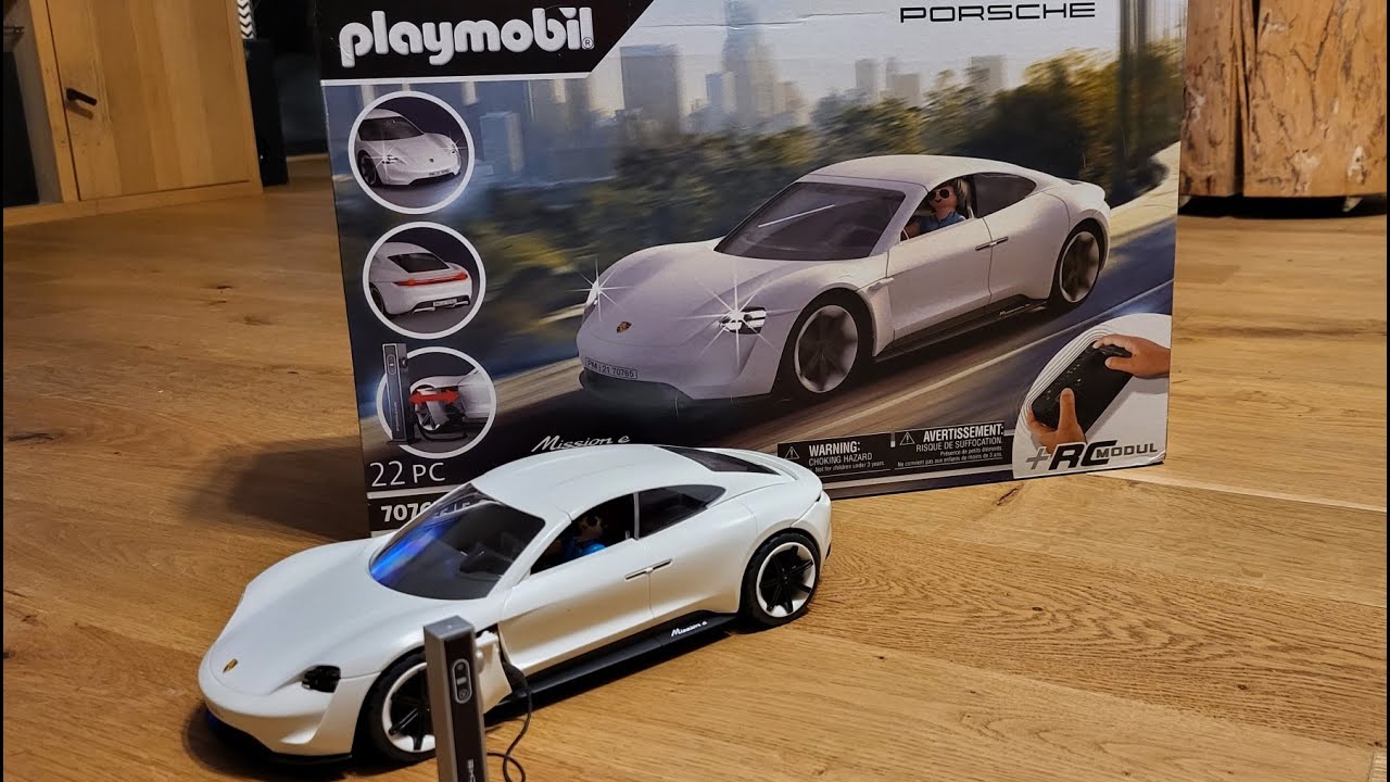 Playmobil Porsche Mission e Unbox, Assemble & Play - YouTube
