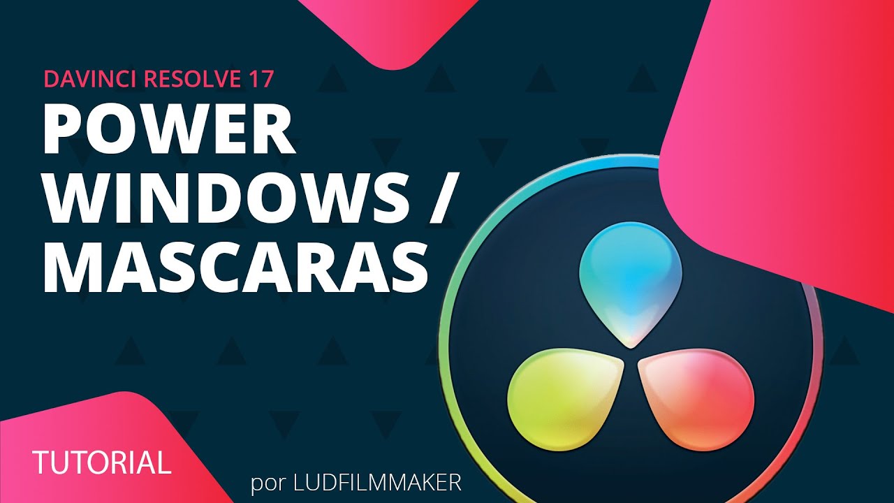 Tutorial Power Windows /Davinci Resolve 17/ Mascaras, tracking
