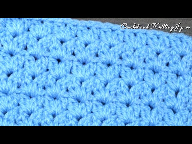 かぎ針編み】簡単なハート模様の編み方 Easy Crochet Heart Pattern