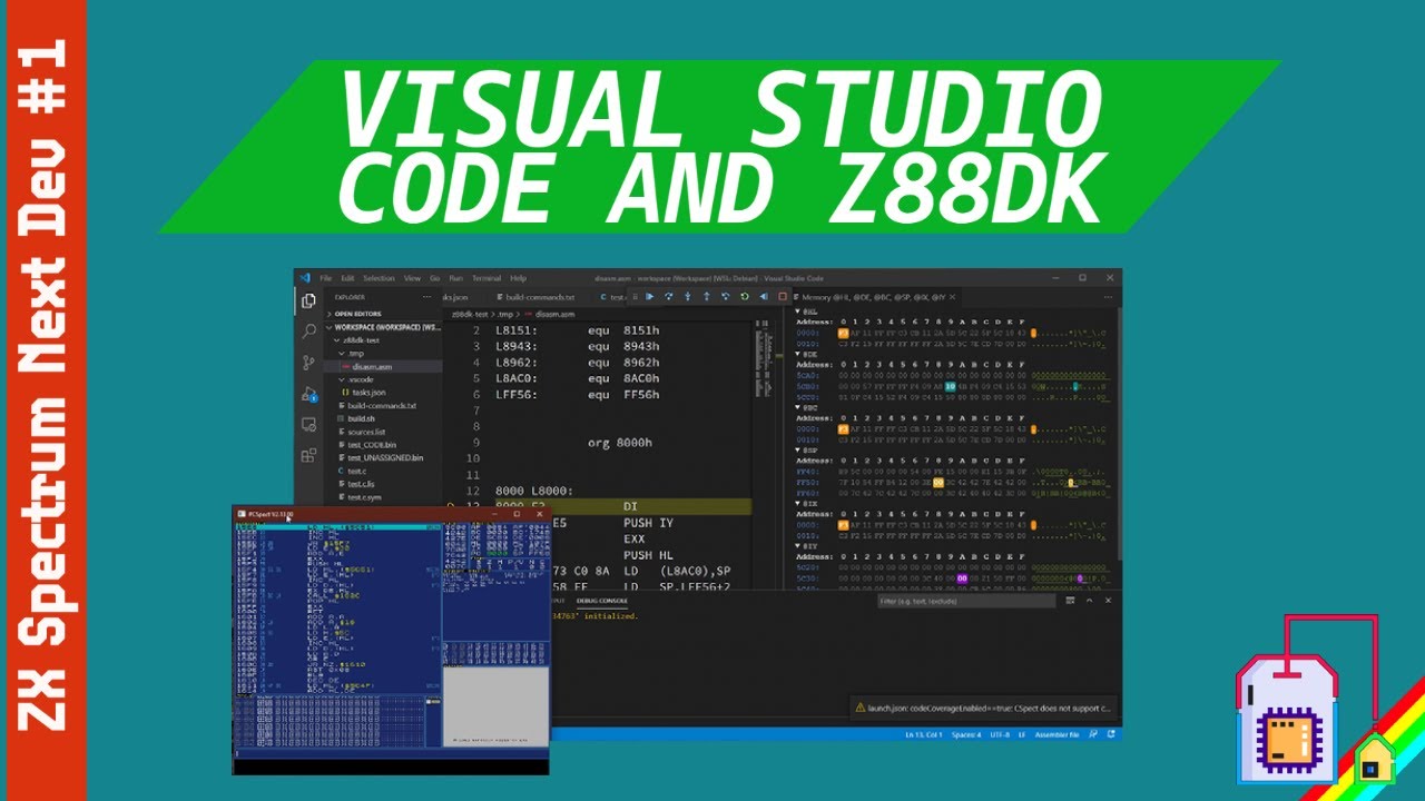 Starting ZX Spectrum Next Programming in C and Z80 Assembly