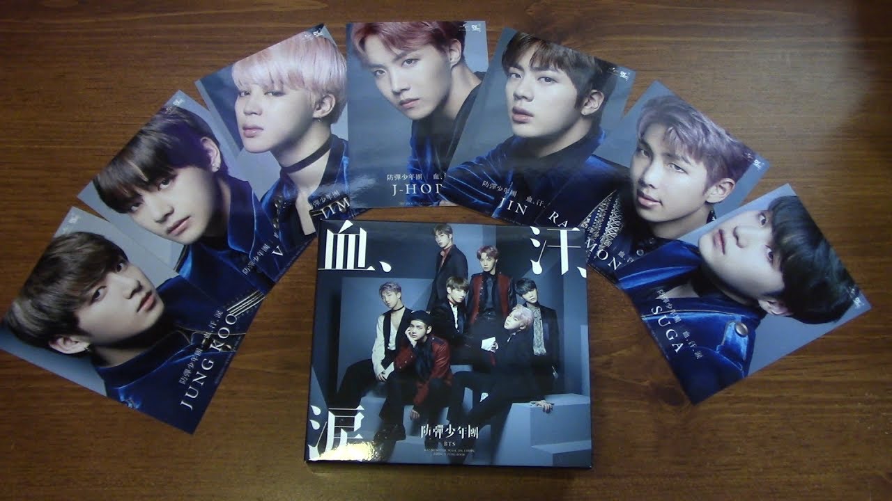 Unboxing BTS (防彈少年團) 7th Japanese Single Chi, Ase, Namida (血