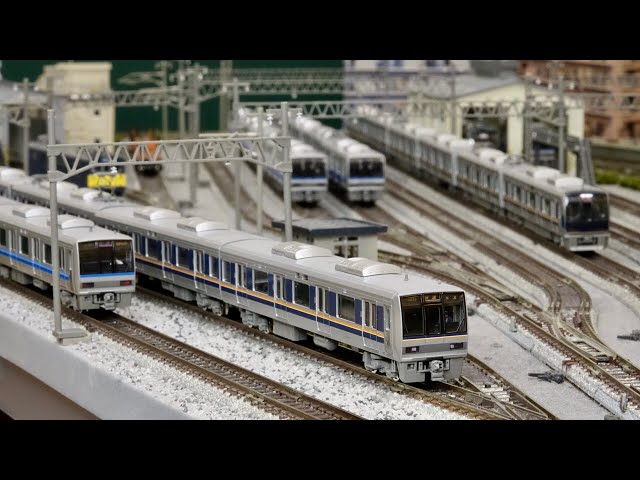 TOMIX 207系電車をNゲージ鉄道模型レイアウトで楽しむ！N scale model