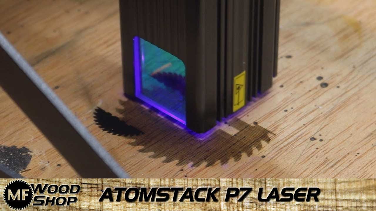 Atomstack P7 M40 laser engraver - YouTube