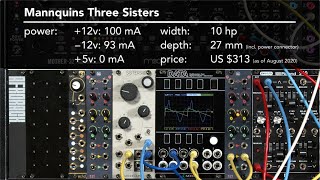 Mannequins THREE SISTERS - Eurorack Module on ModularGrid