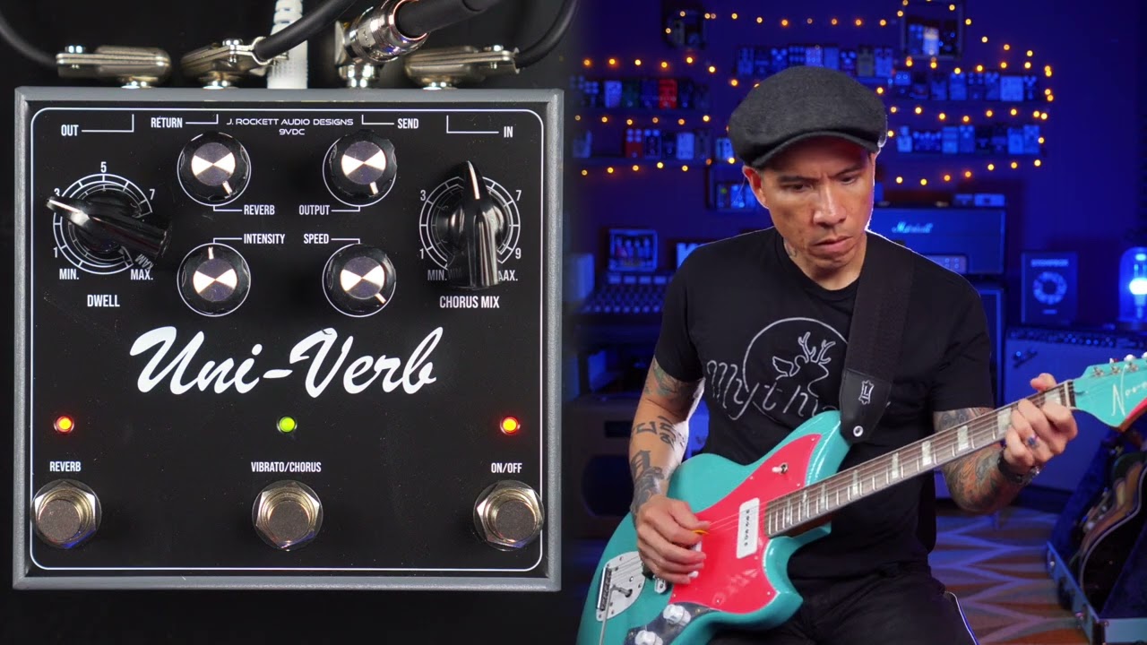 J.Rockett Uni-Verb | Univibe & Reverb pedal - YouTube