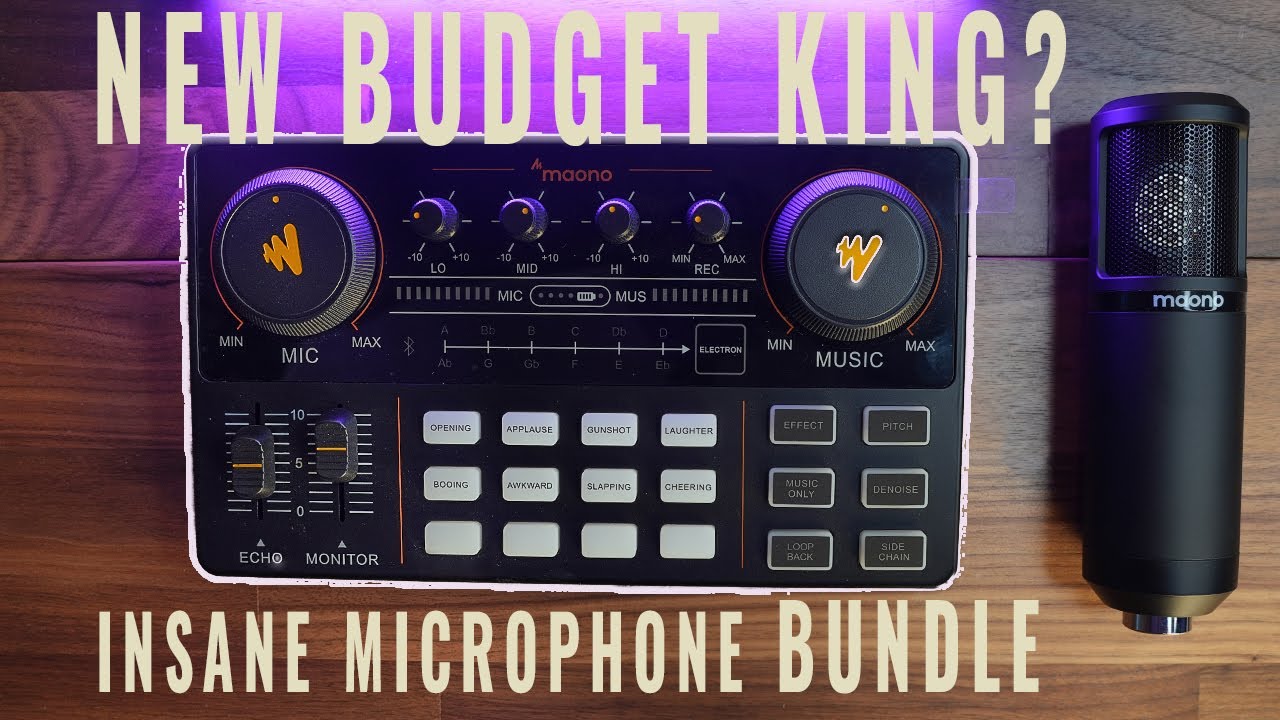 Maonocaster AM 200 S4 microphone bundle- Detailed review & sound