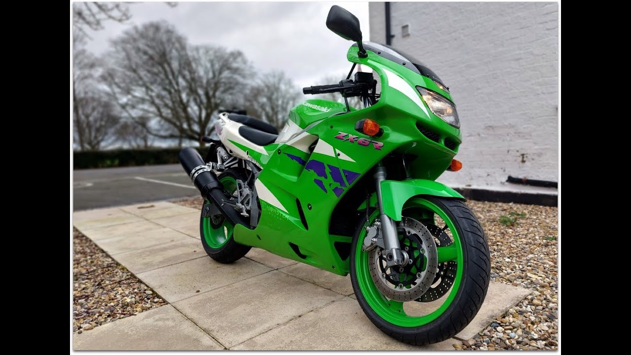BEFORE & AFTER of a '96 ZX-6R stored outside in an alleyway for 10