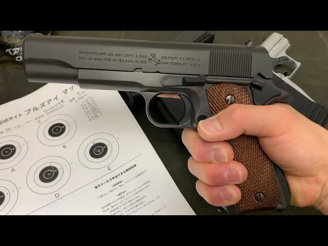 APSブルズアイ射撃 東京マルイ18禁エアコキ コルトガバメント・USP