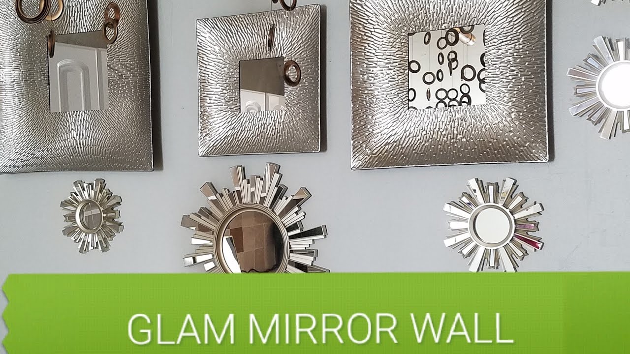 DIY MIRRORED Gallery Wall - YouTube