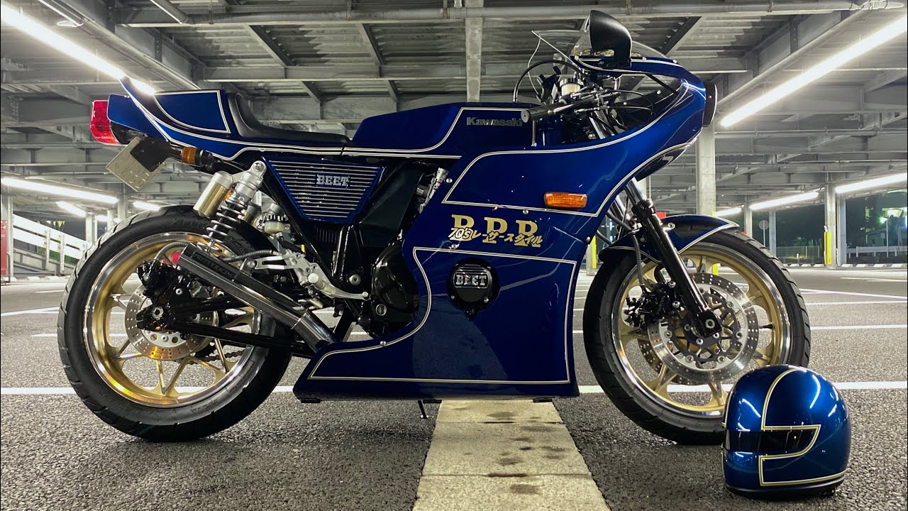 Kawasaki ZRX400 フルカスタム カフェレーサースタイル - YouTube