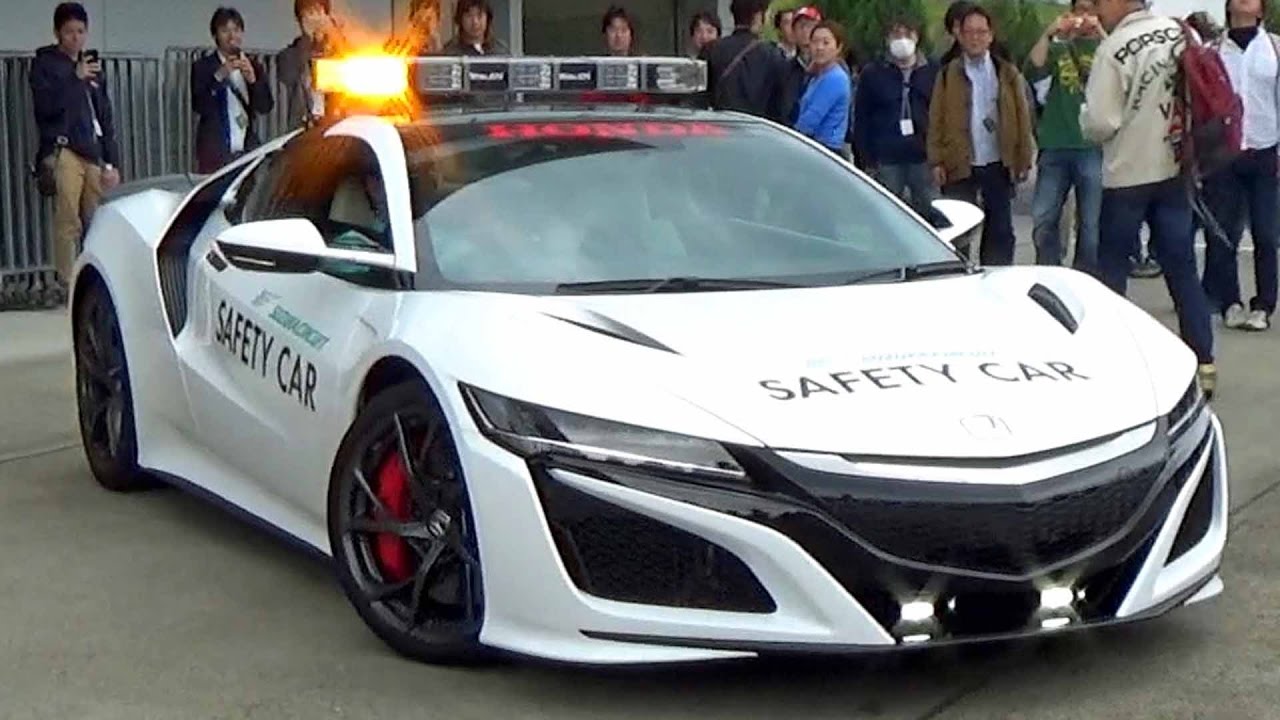 New Honda NSX(Safety Car)新型ホンダNSX（SC仕様） - YouTube
