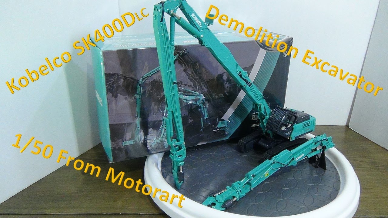 Kobelco SK 400Dlc Demolition 1:50 Excavator from Motorart. - YouTube