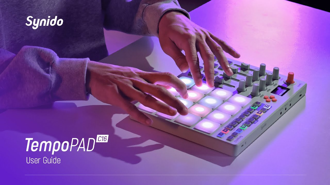 Synido TempoPAD C16 MIDI Controller Beat MakerMIDI Pad DJ