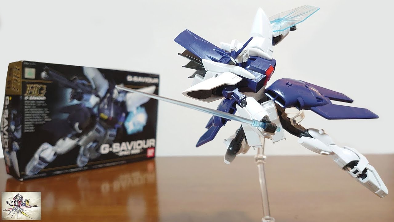 ガンプラ】今ではレアキットのHG Gセイバーを素組レビュー 紹介 - YouTube