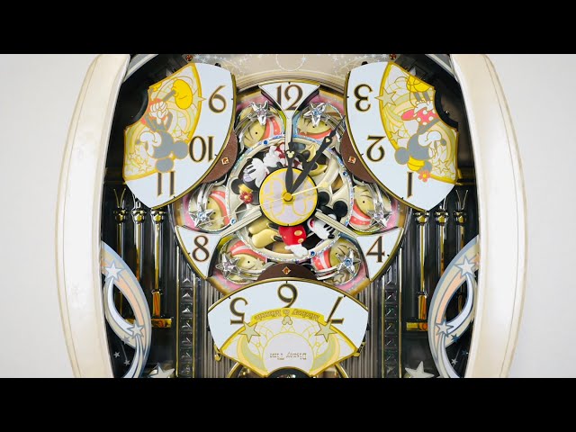 SEIKO Disney Time ディズニータイム FW563A からくり時計 - YouTube
