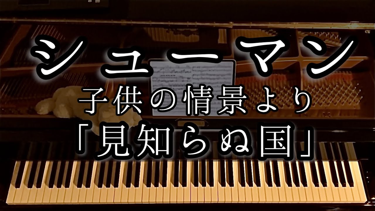 演奏】シューマン 子供の情景より「見知らぬ国」/ Schumann