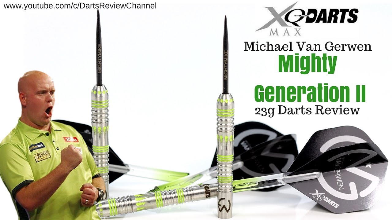 XQ Max Michael van Gerwen Mighty Generation 2 23g darts review
