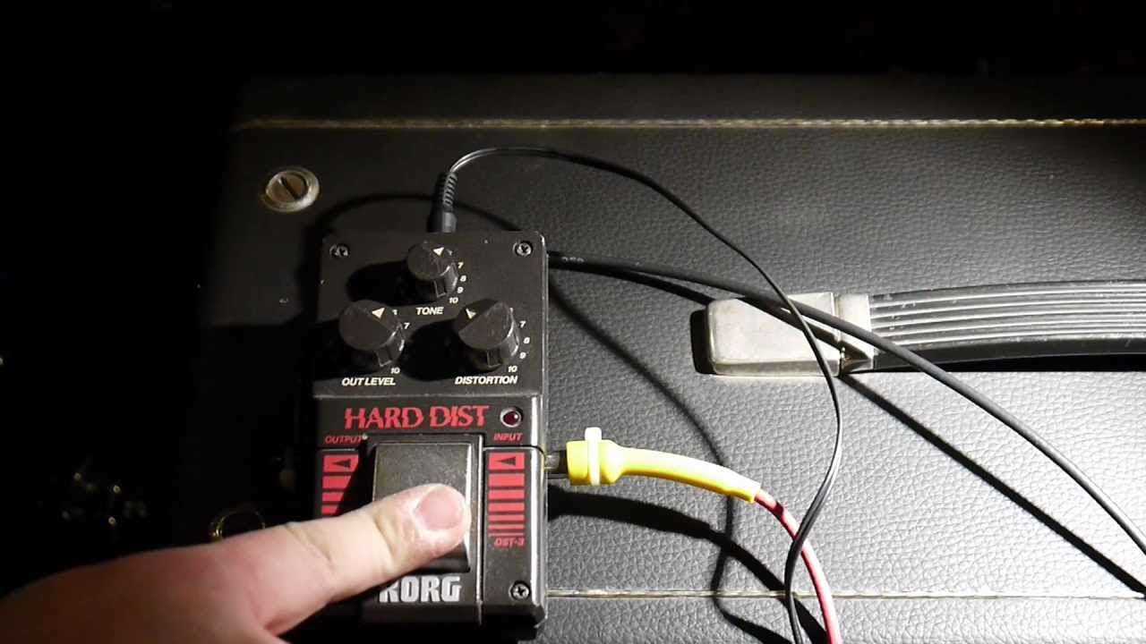 KORG DST-1 Distortion Demo - YouTube
