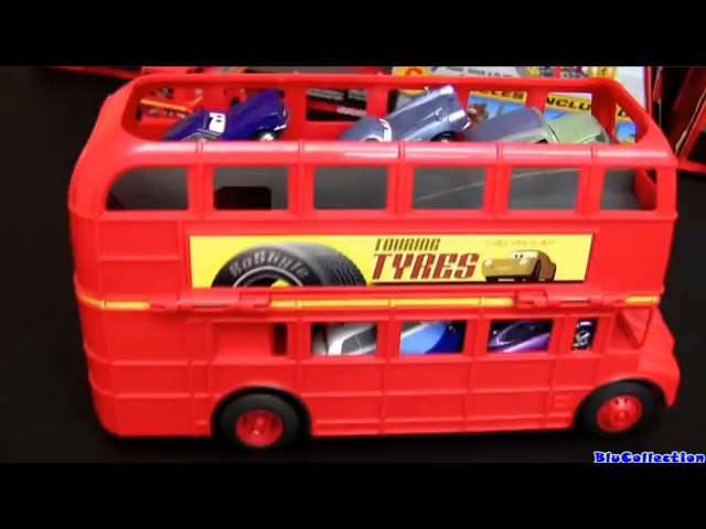Disney Cars 2 Double Decker Bus Vehicle Playset Review - YouTube