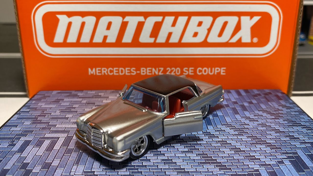 Matchbox Mattel creations Mercedes 220 SE coupe - YouTube