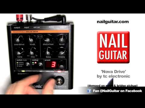 Nova Drive - TC Eletronic Overdrive / Distortion Effects Pedal