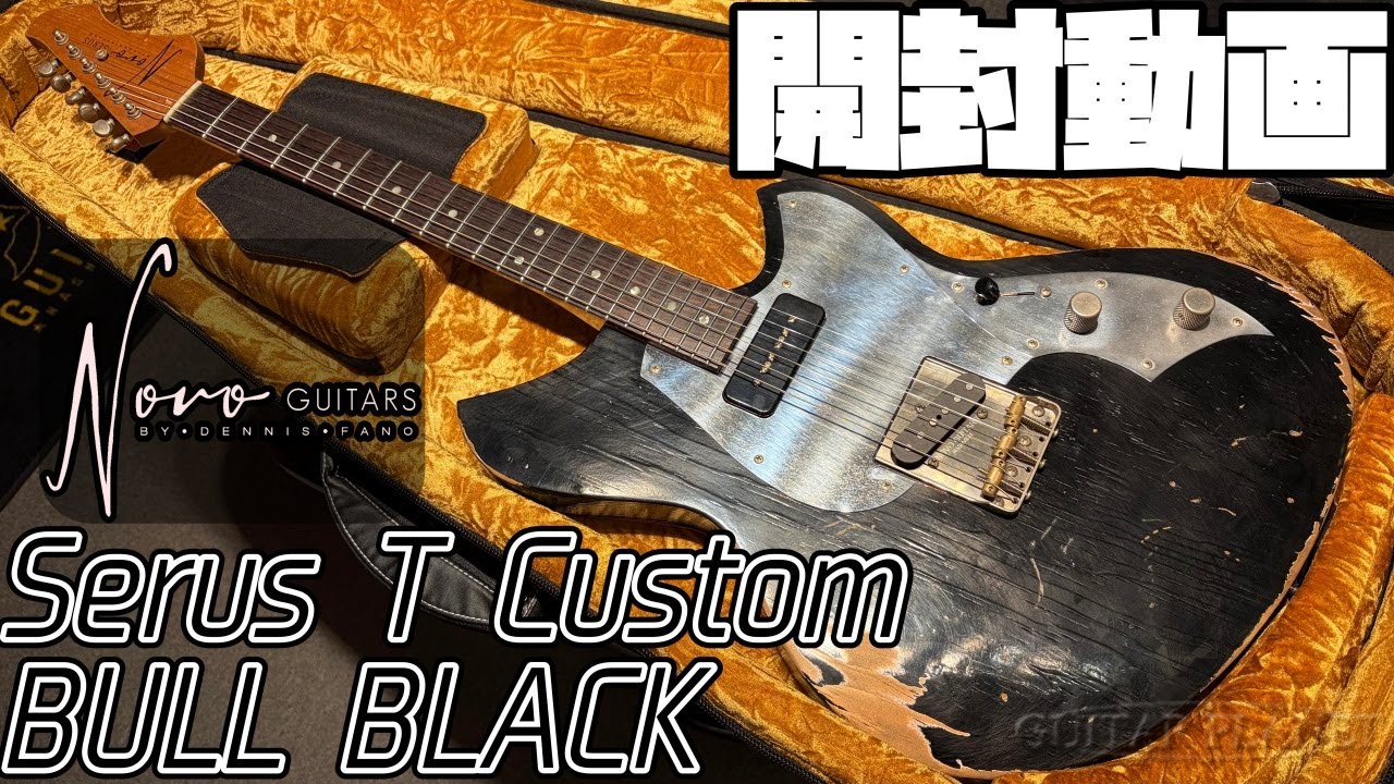 Unboxing! Novo Guitars Serus T Custom Bull Black [Product