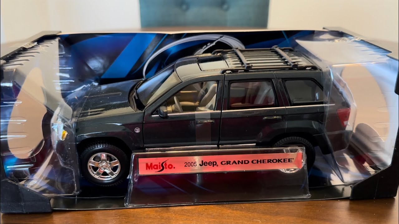 Maisto 2005 Jeep Grand Cherokee Unboxing (Scale 1/18) - YouTube