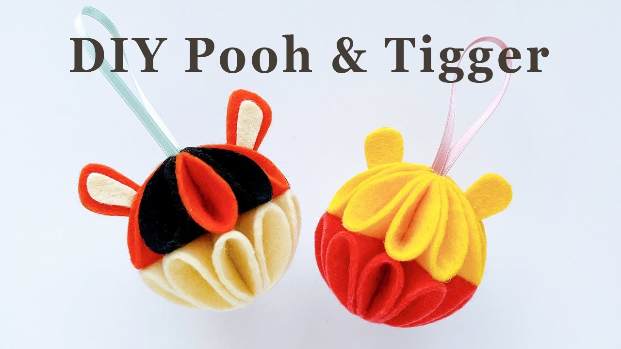 Easy DIY Craft ] Winnie the Pooh and Tigger - Disney Ornament, Key