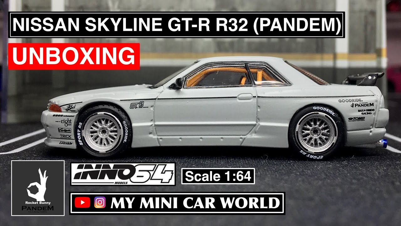 MY MINI CAR WORLD】UNBOXING INNO64 1/64 PANDEM NISSAN SKYLINE GT-R
