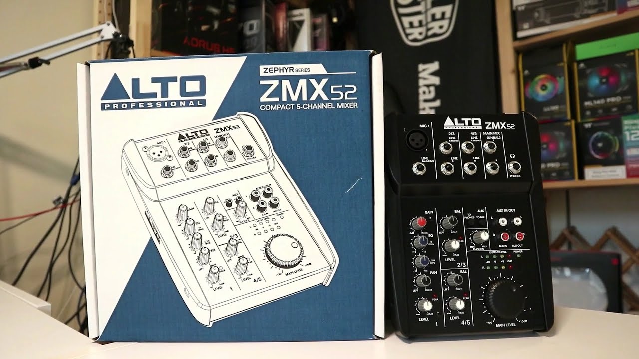 Best 5 Channel Audio Mixer for your live streaming - Alto