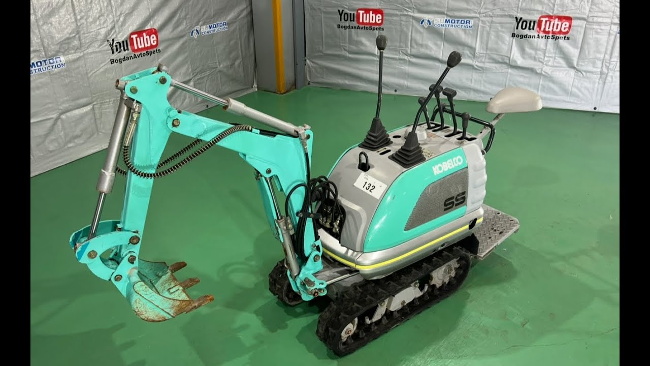 Kobelco SS1/2 42Hr ☆コベルコ SS1/2 42時間 新品近いユンボ - YouTube
