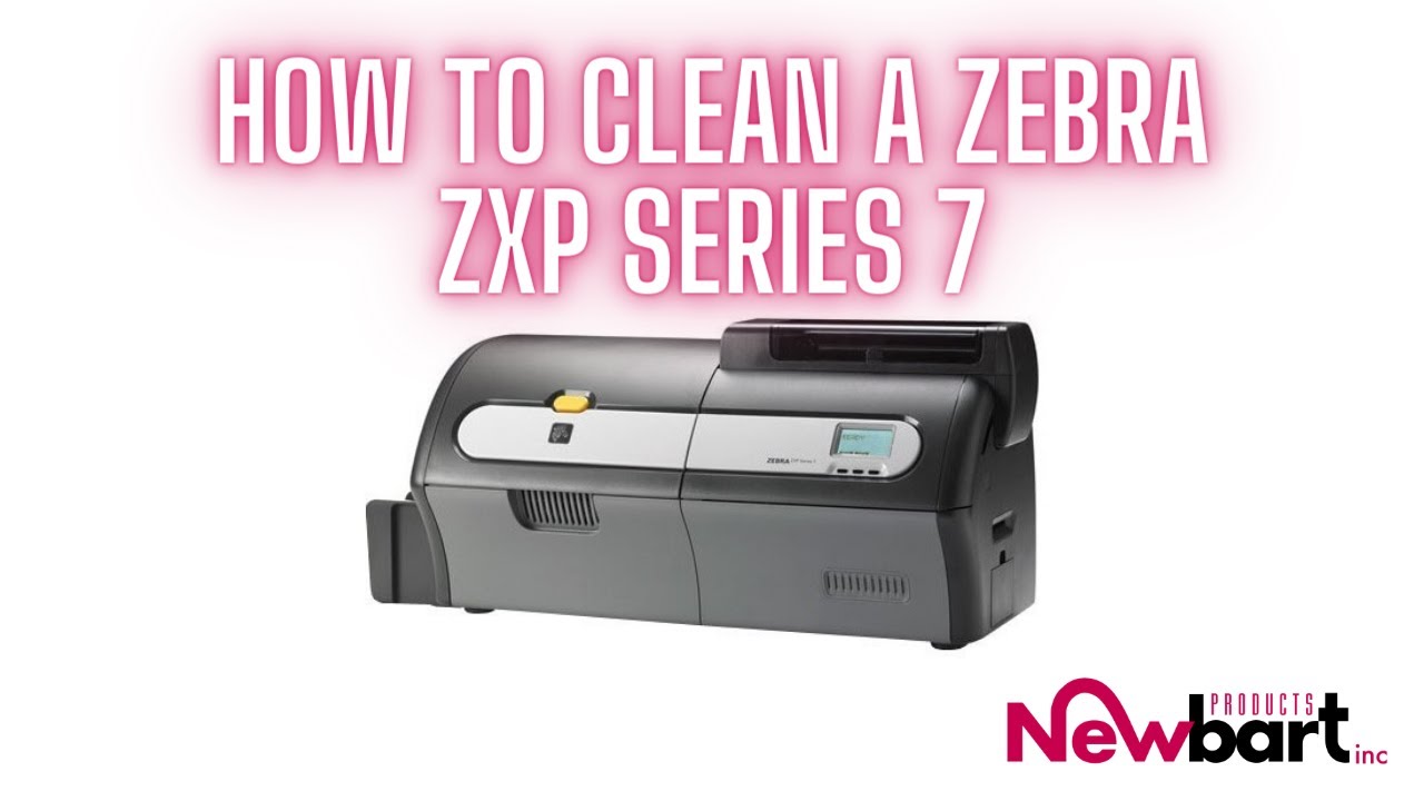 How To Clean A Zebra ZXP Series 7 - YouTube