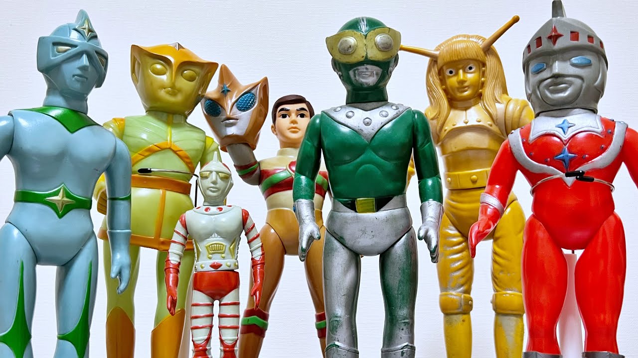 Soft Vinyl Introduction] Soft Vinyl figures of Showa era heroes