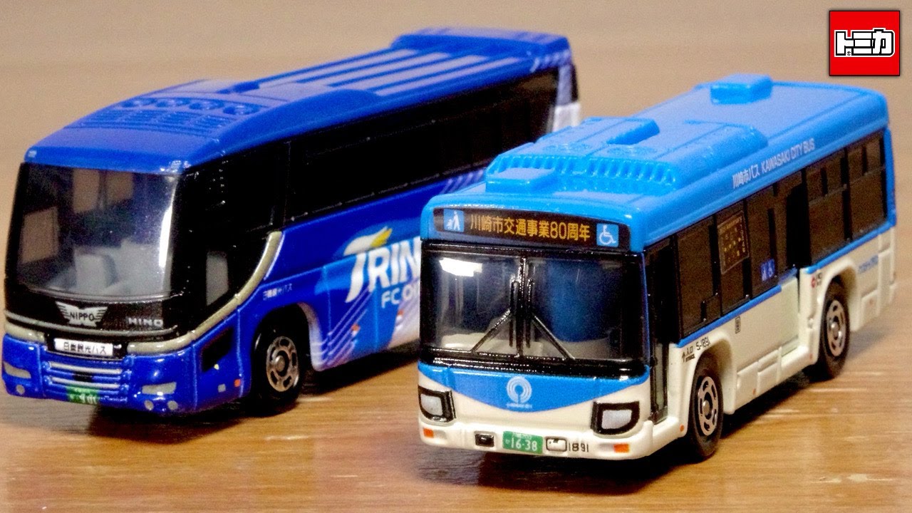 Bus Tomicas that sold out immediately! Oita Trinita Team Bus Hino