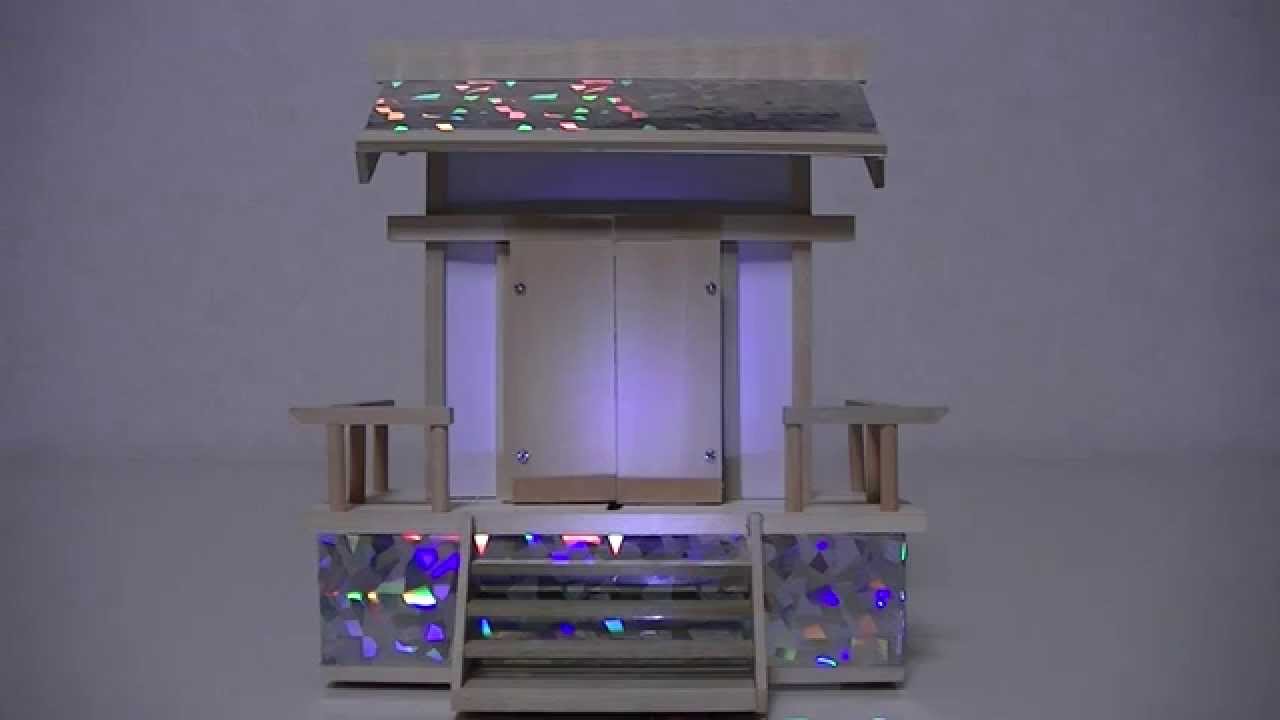 タミヤ おもしろ工作シリーズ 神棚工作基本セット - YouTube
