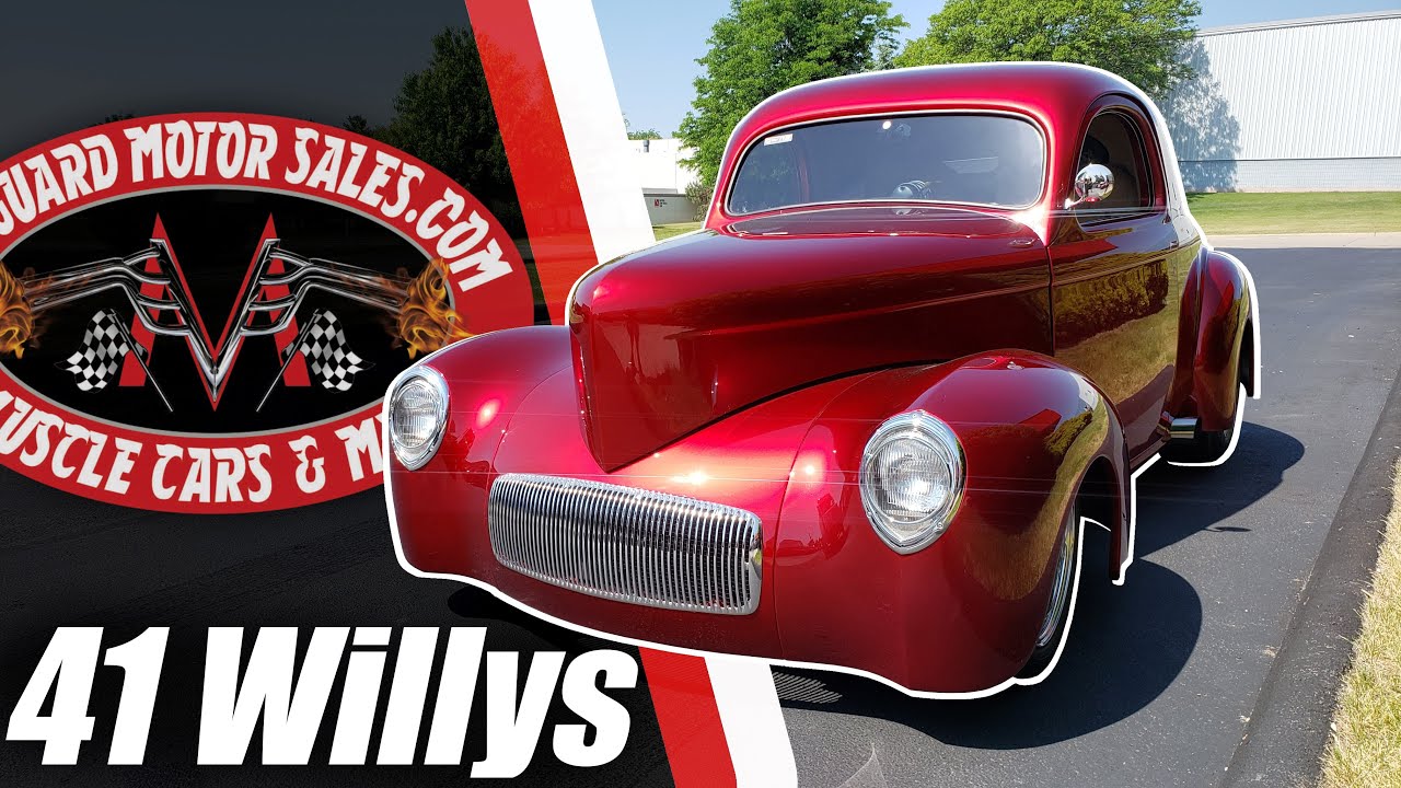 1941 Willy's Coupe For Sale Vanguard Motor Sales #1728 - YouTube