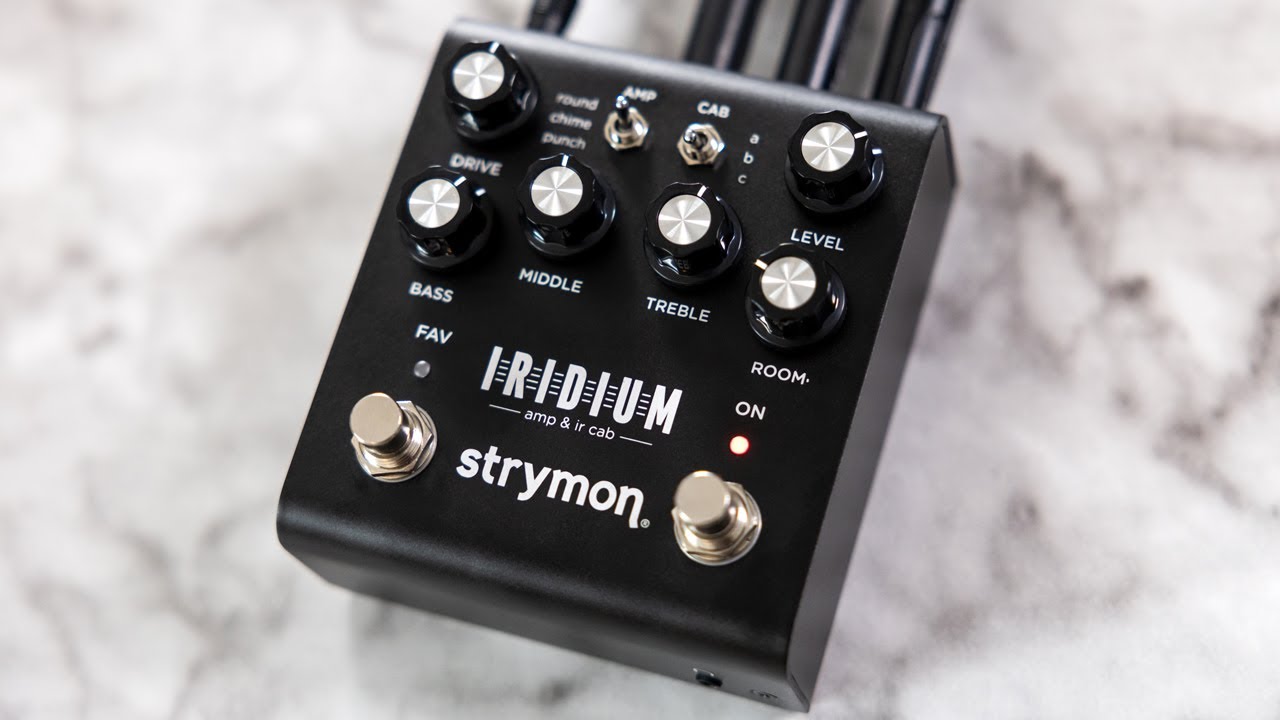 Strymon Iridium Amp and IR Cab Simulator Effects Pedal Black