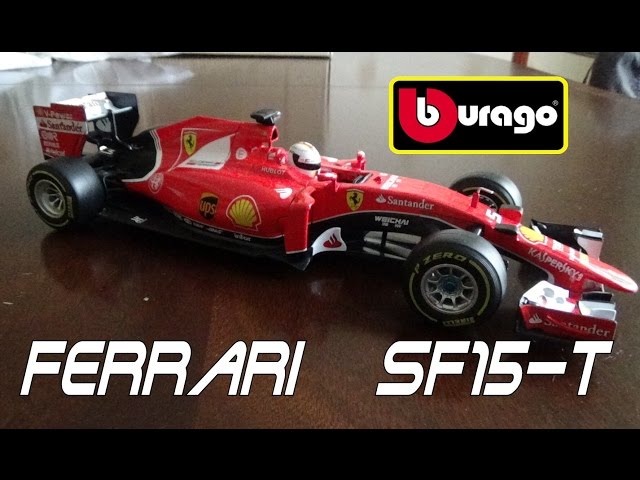 Bburago Review, Ferrari SF15-T 1/18 (2015) - YouTube