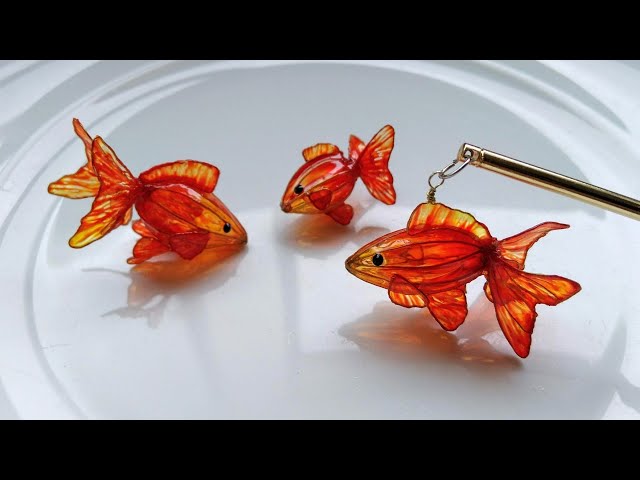 ディップアート】ワイヤーとディップ液で作る金魚✨ - YouTube