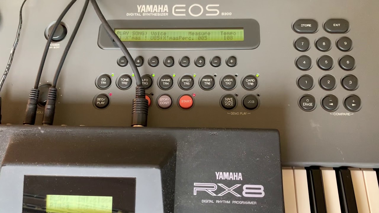 鍵盤楽器 YAMAHA EOS B200 YS200 Voice Card RCD1000 YAMAHA EOS B200