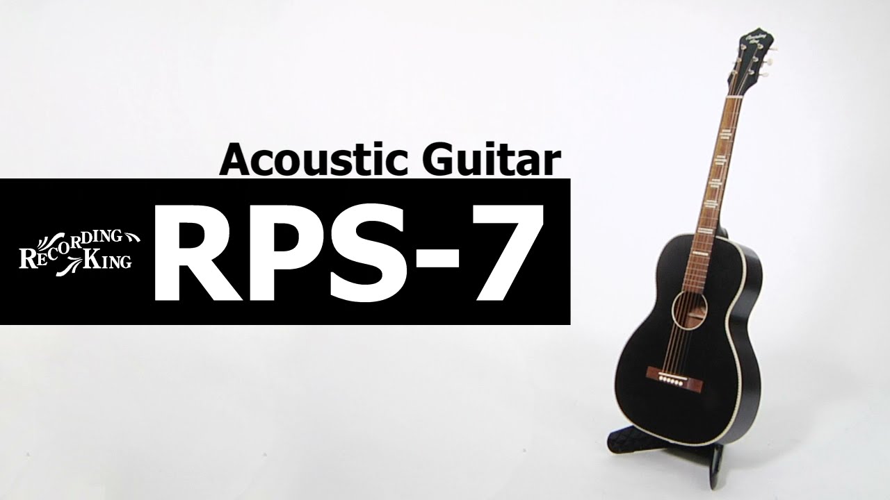 RECORDING KING ( レコーディングキング ) RPS7 Matte Black シングル