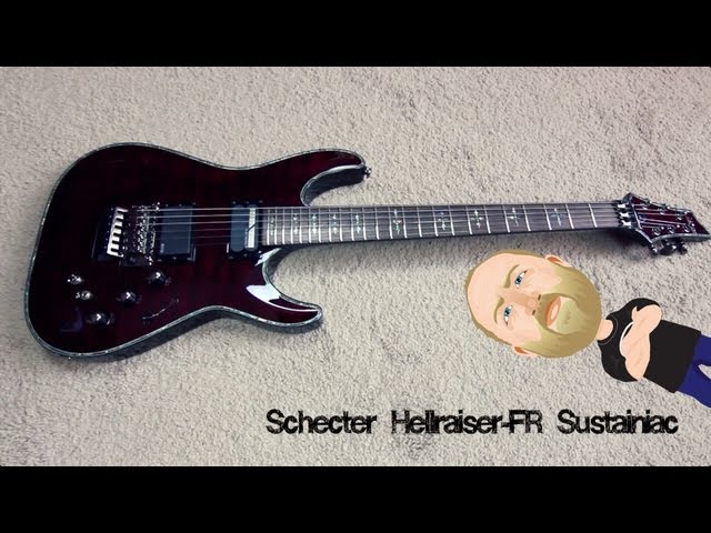 Schecter Hellraiser FR Sustainiac - Demo - YouTube