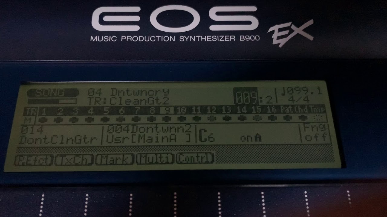 YAMAHA EOS B900EX DEMO SONG / DATA DISK 